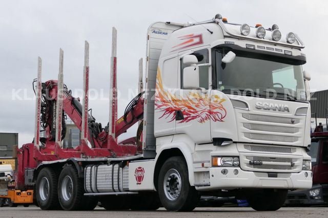 Scania R 580 Holztransporter Kran Loglift 140s Euro 6