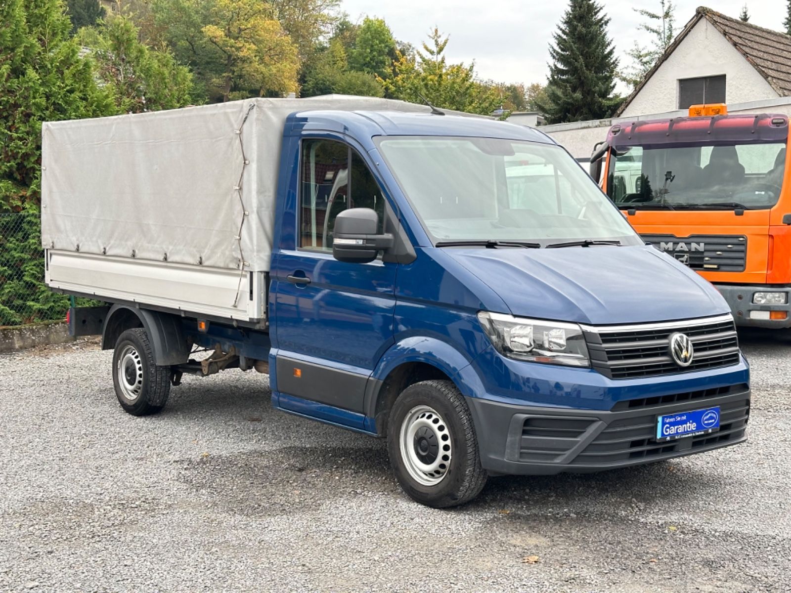 VW CRAFTER PRITSCHE PLANE KLIMA KAMERA AHK 177-PS