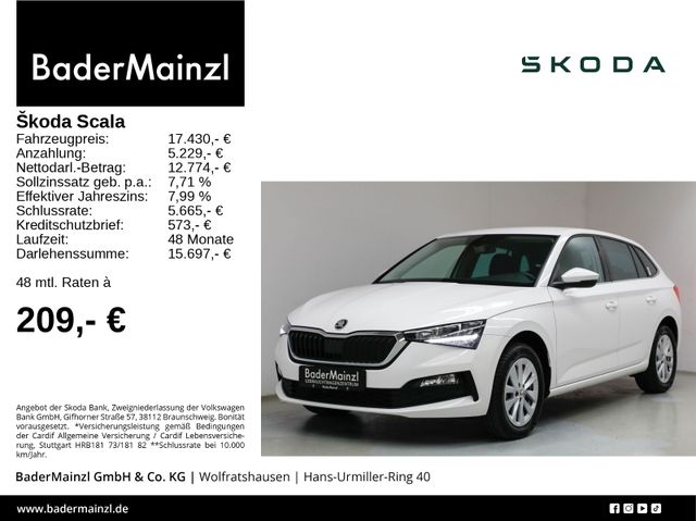 Skoda Scala 1.0 TSI Ambition Carplay LED Virtual Kam.