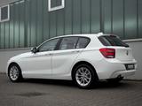 BMW 114 i Advantage *KLIMA|PDC|SHZ|TEL* - weiße BMW 114