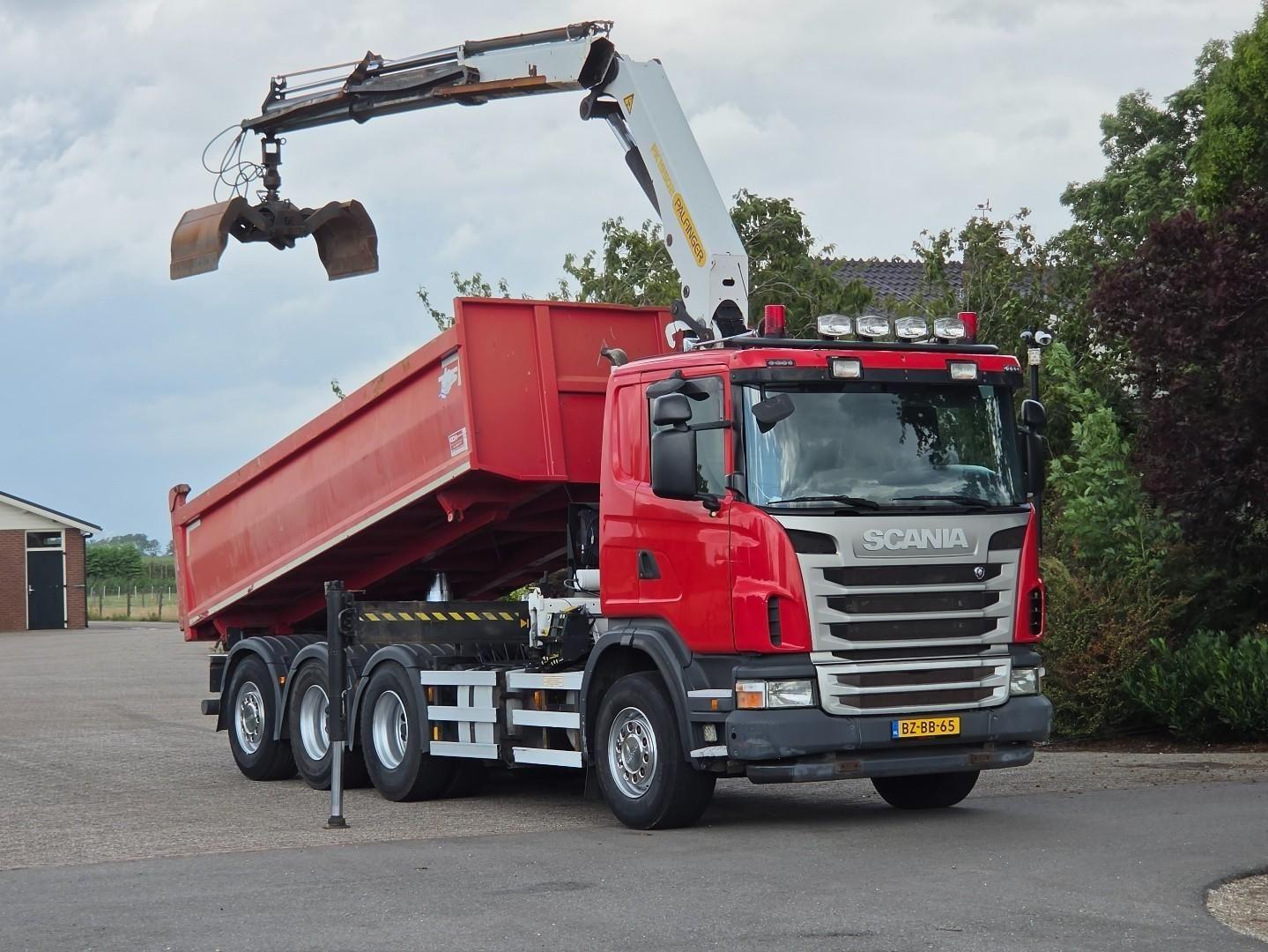 Scania G 400 B 8X4*4 DREIFACHER KRAN/KIPPER!! NL-LKW!