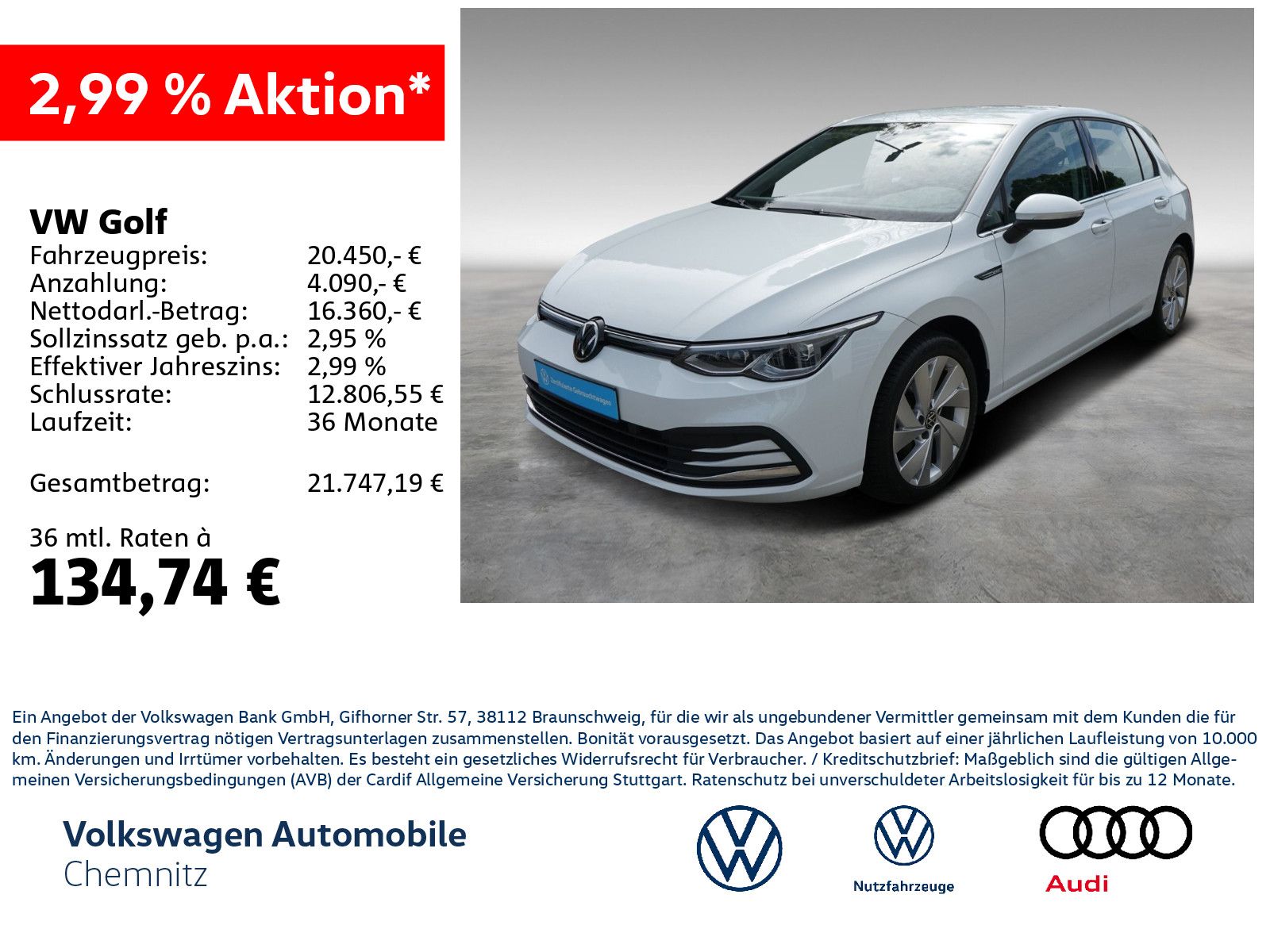 Volkswagen Golf VIII 1.5 eTSI Style*LED*Massagesitze*ACC* imagem 2