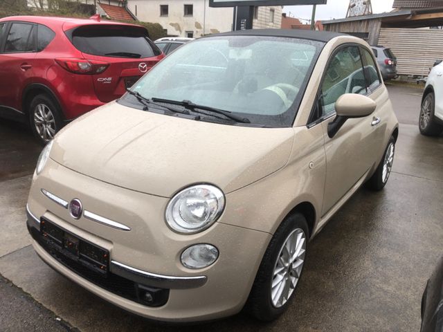 Fiat 500Cabrio.Navi.Klima.8Alus.Gepflegt.