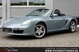 Porsche Boxster Tiptronic, Sonderfarbe Aeroblau Tempomat - blaue Porsche Boxster