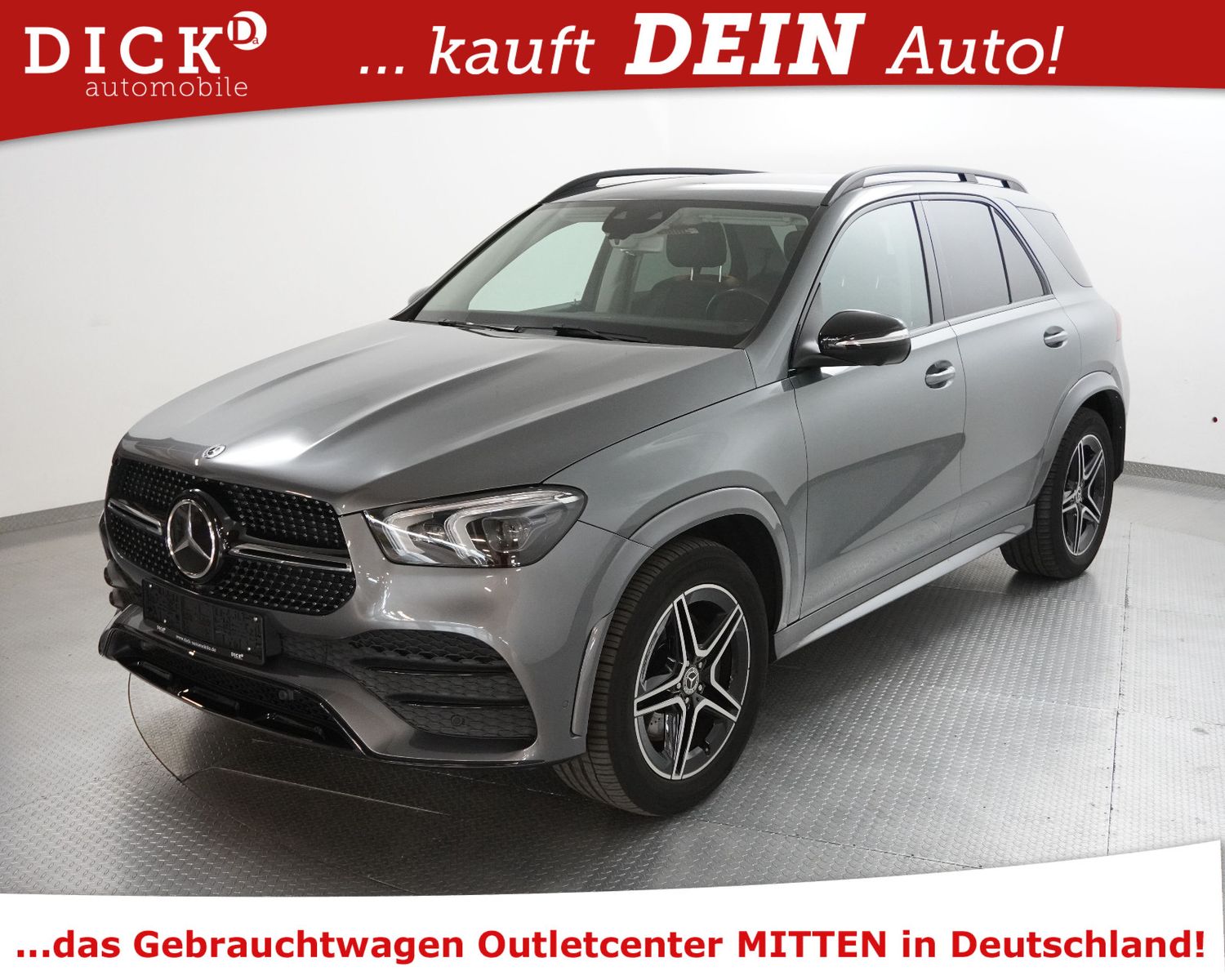 Fahrzeugabbildung Mercedes-Benz GLE300d 4M AMG Line NIGHT+KAM+MULTIB+AHK+ACC+360