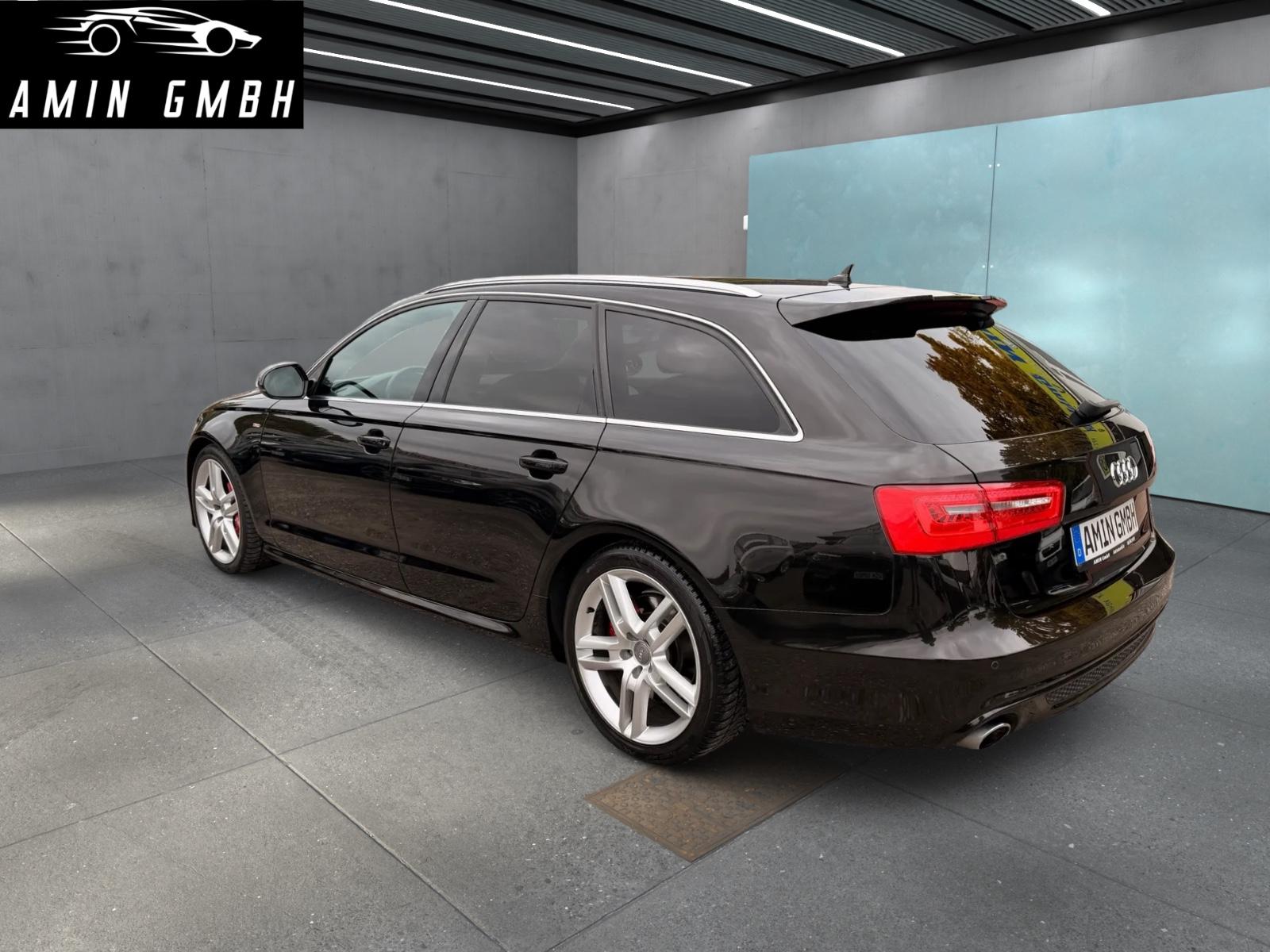 Audi A6 Avant 3.0 BiTDI quattro 313 ch S line • Boîte auto • Cuir Valcona • GPS MMI Touch • BOSE • 20"