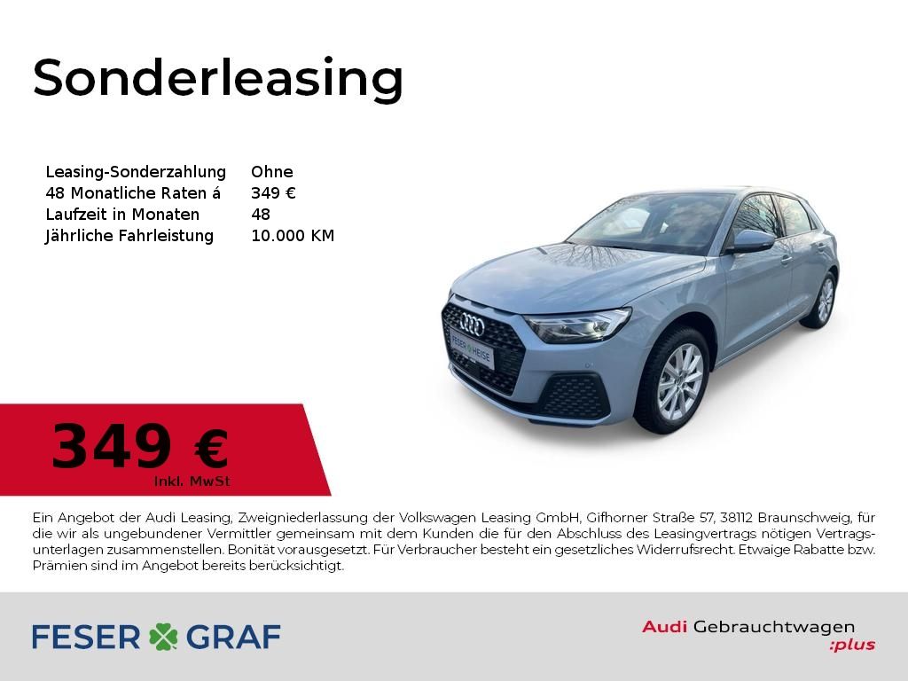 A1 Sportback 25 TFSI LED+/PDC+/GJR/CarPlay