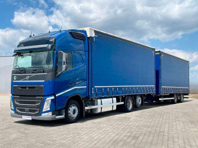 Volvo FH 460  JUMBO 120M3  2x775 38 palett SALON PL