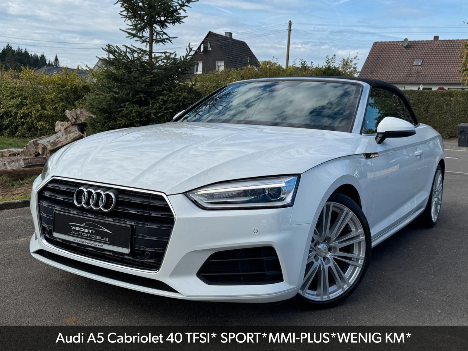 Audi A5 Cabriolet 40 TFSI* SPORT*MMI-PLUS*WENIG KM*