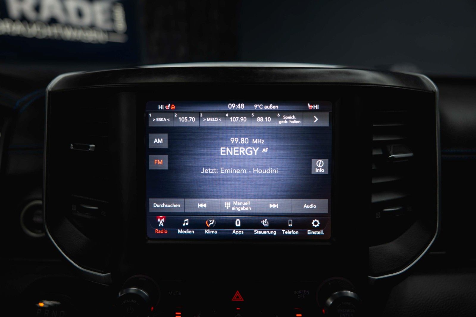 Fahrzeugabbildung Dodge RAM 5.7 V8 HEMI 4x4 OFFROAD Night Unfallfrei LED