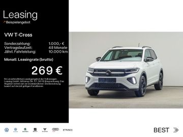 Volkswagen Leasingangebot: Volkswagen T-Cross 1.5 TSI  DSG R-Line AHK* Black Style*