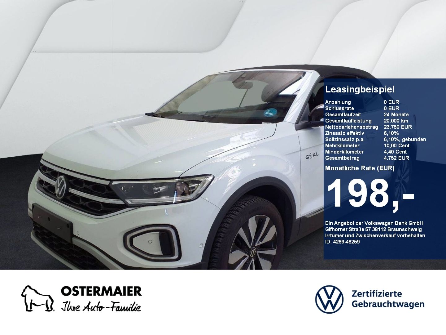 Volkswagen T-Roc Cabriolet GOAL 1.0TSI 116PS ACC.KAMERA.NAV