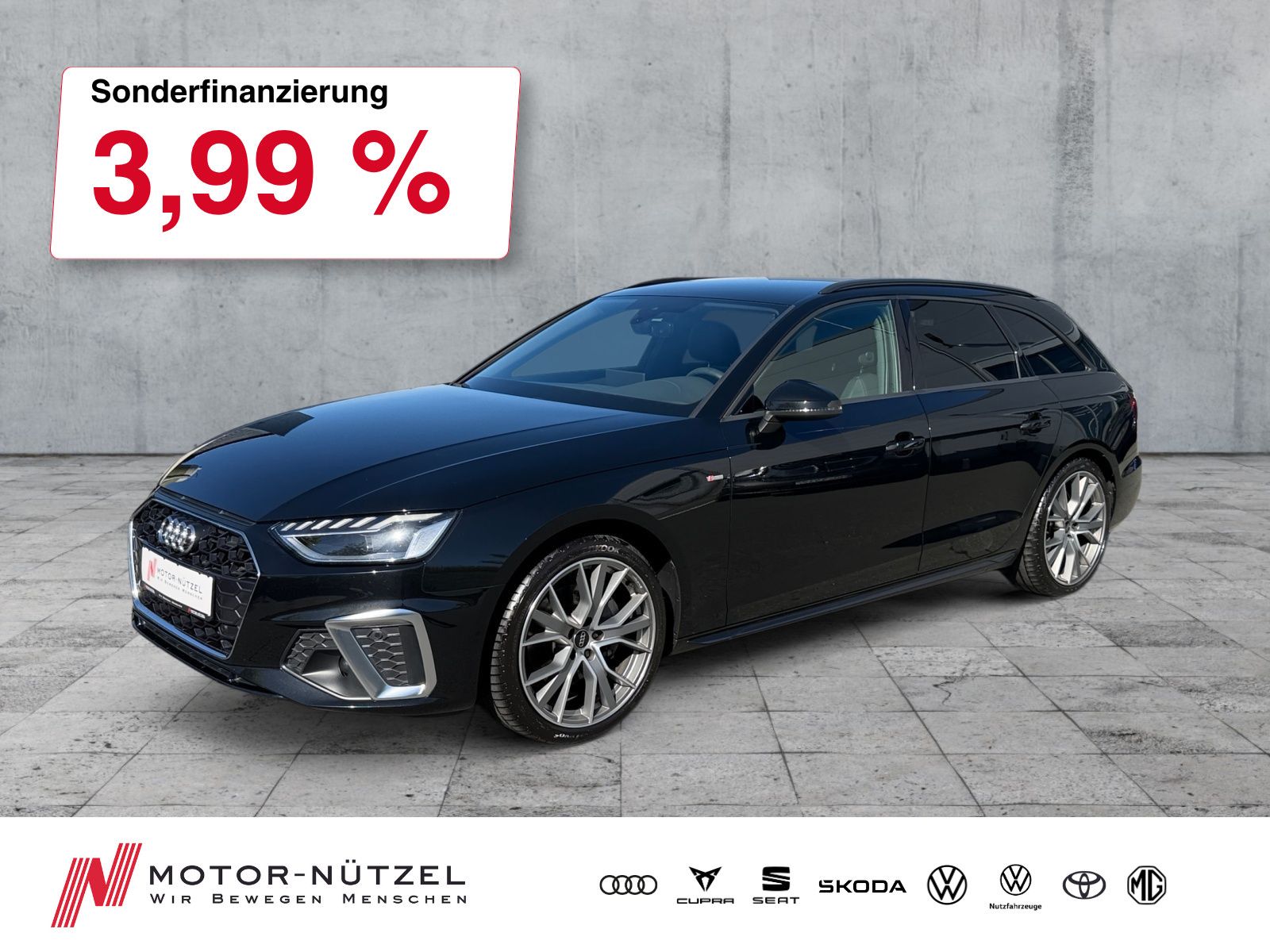 Audi A4 Avant 40 TFSI QU S-TR S-LINE LED+NAVI+RFK+GRA