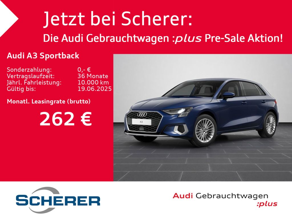 Audi A3 Sportback 30 TFSI S tronic SITZHZG PDC KLIMA