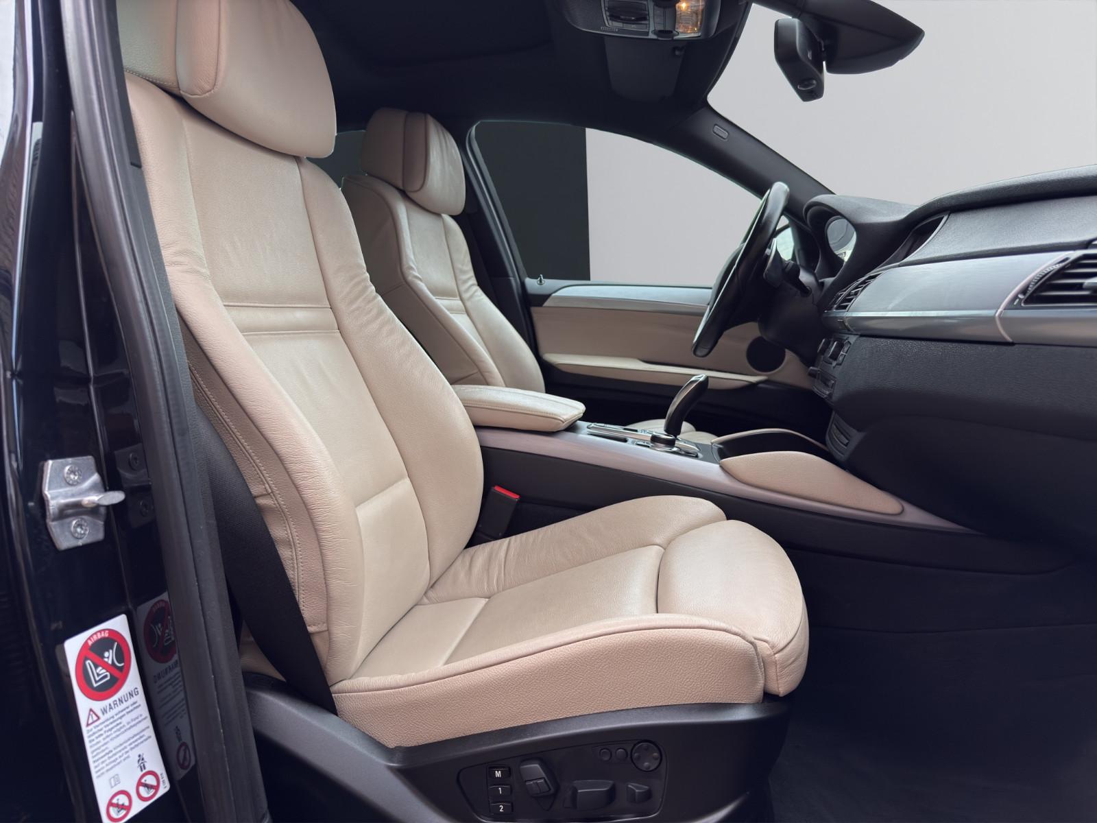 BMW X6 M50d 381 ch • Head-up • Toit ouvrant • Phares LED adaptatifs • Caméra • Cuir Nappa beige