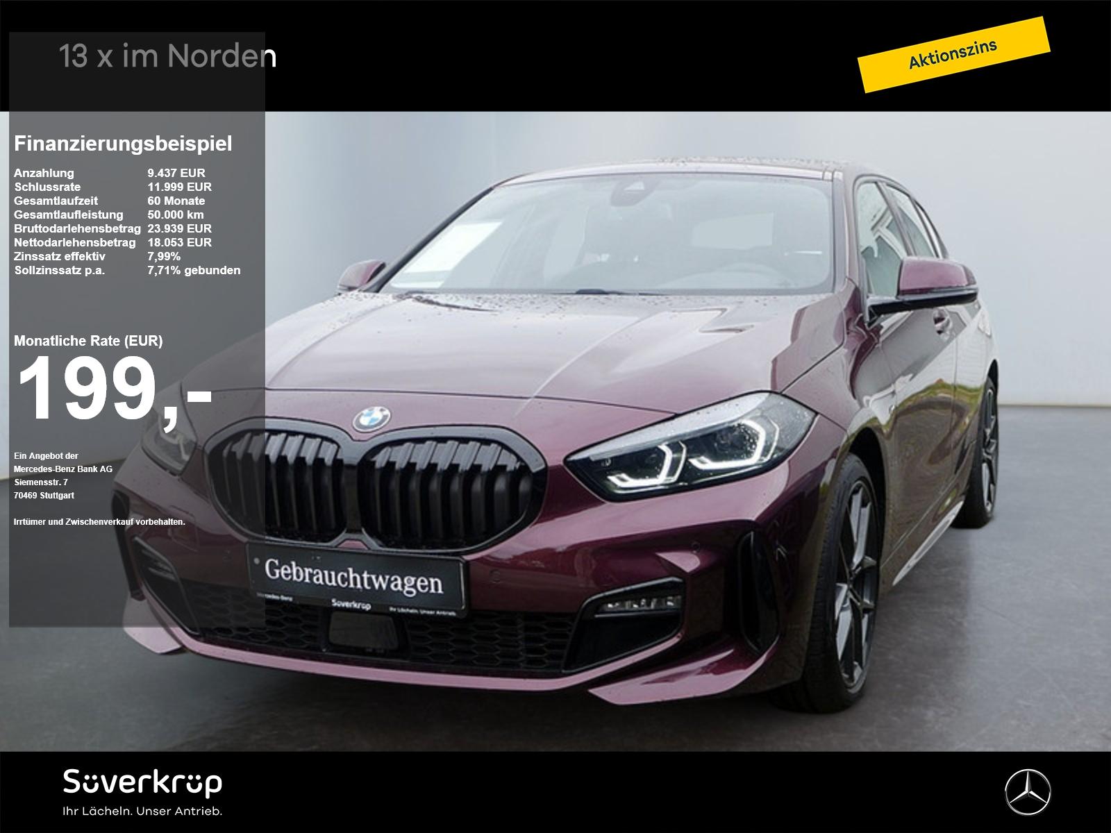 BMW 118 d M Sport AHK DISTR KAMERA SPUR PDC SHZ