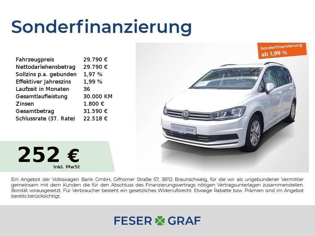 Volkswagen Touran Comfortline 1.5 TSI 110kW 6-Gang 7-Sitze