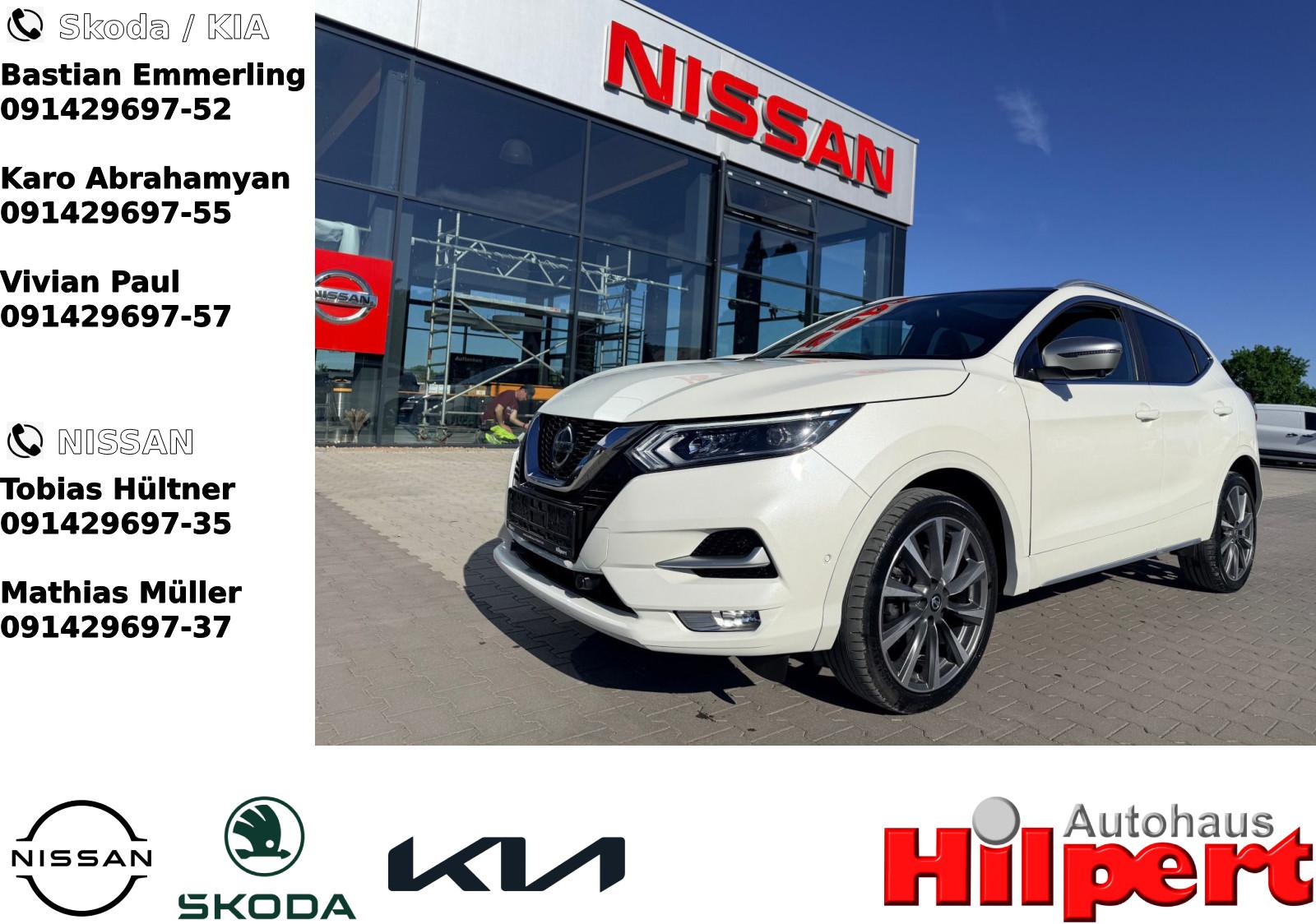 Nissan Qashqai 1.3DIG-T DCT Tekna + AHK LEDER MEMORY LE