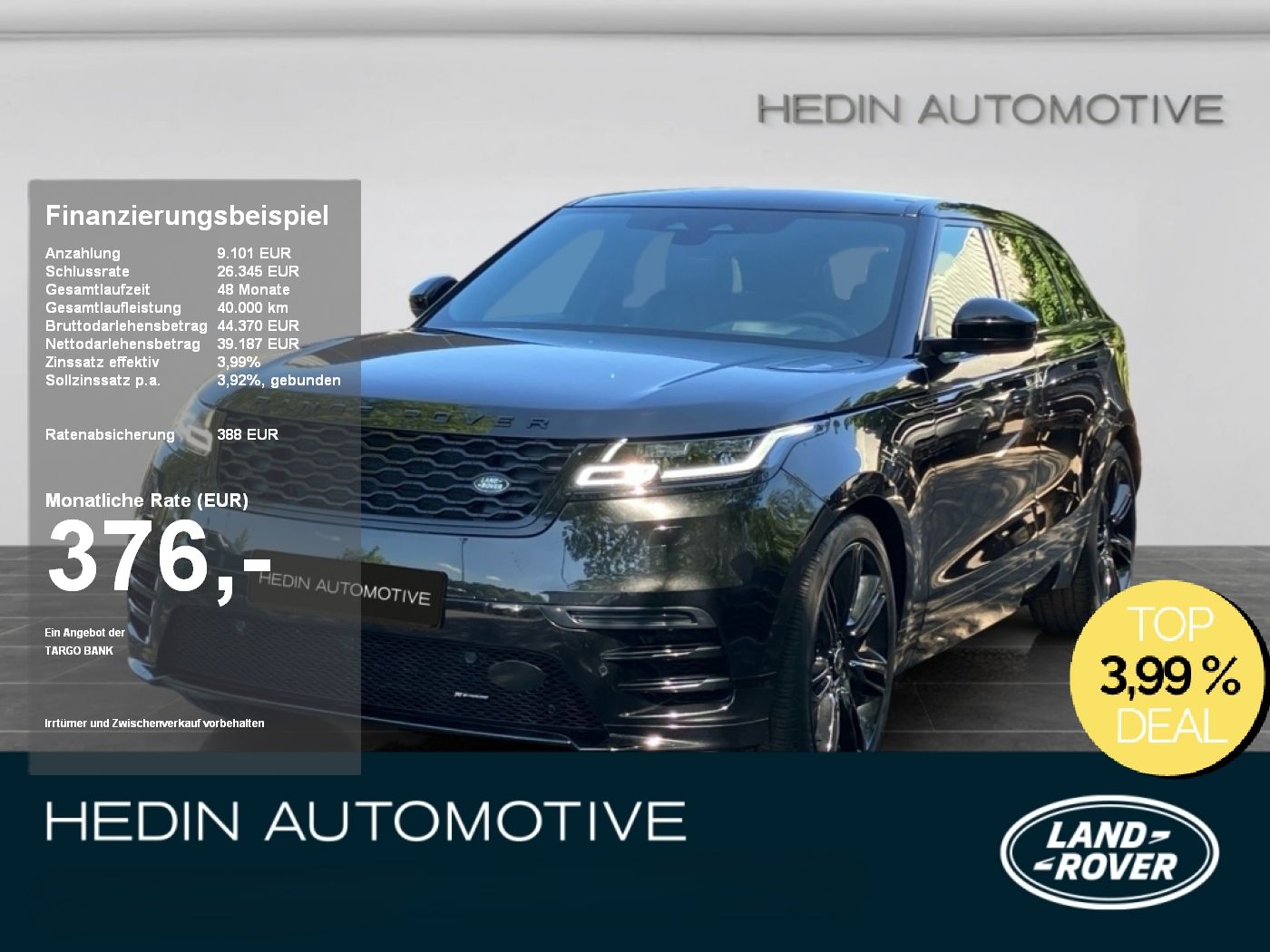 Land Rover Range Rover Velar D300 RDynamic HSE PANO|AHK|ACC