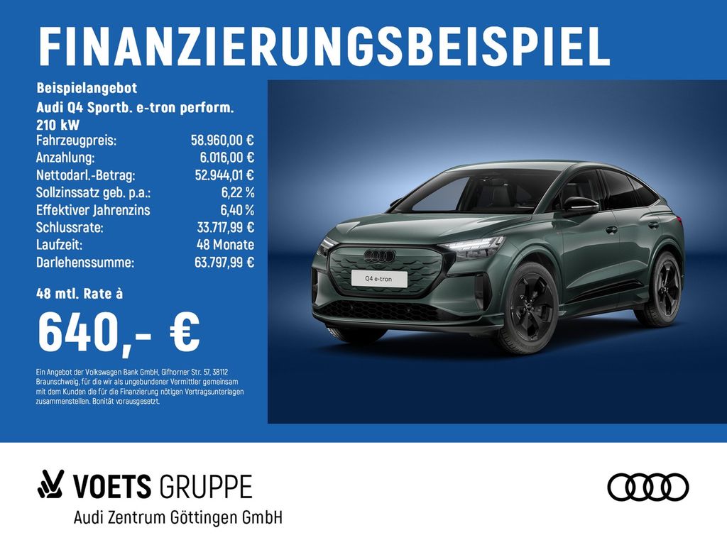 Audi Q4 Sportb. e-tron perform. 210 kW TECH PLUS+AHK
