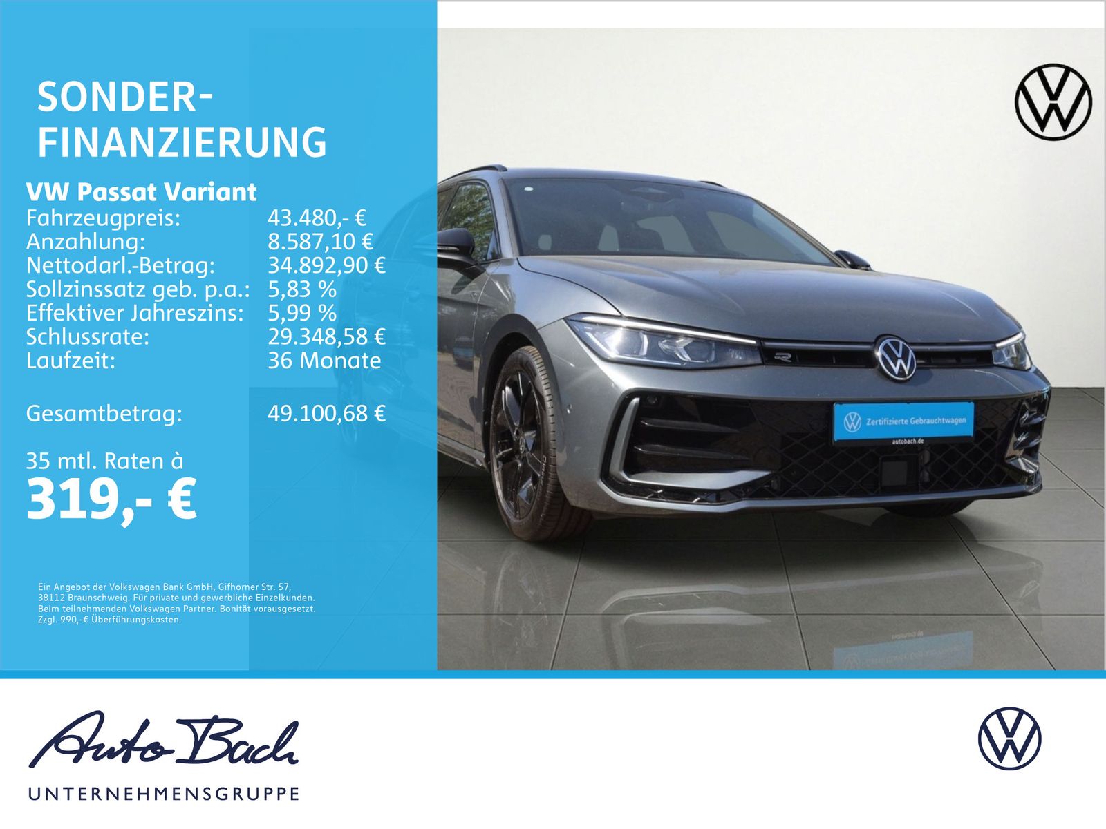 Volkswagen Passat Variant 2.0 TDI DSG R-Line Black Style 4M foto 2