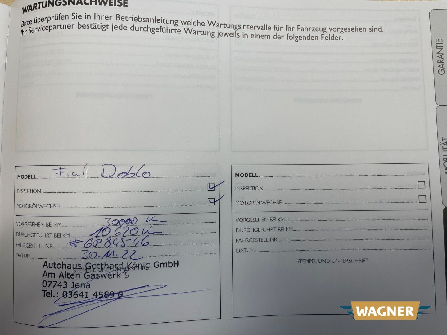 Fahrzeugabbildung Fiat Doblo SX Kombi 1.4 T-Jet Klimaanlage