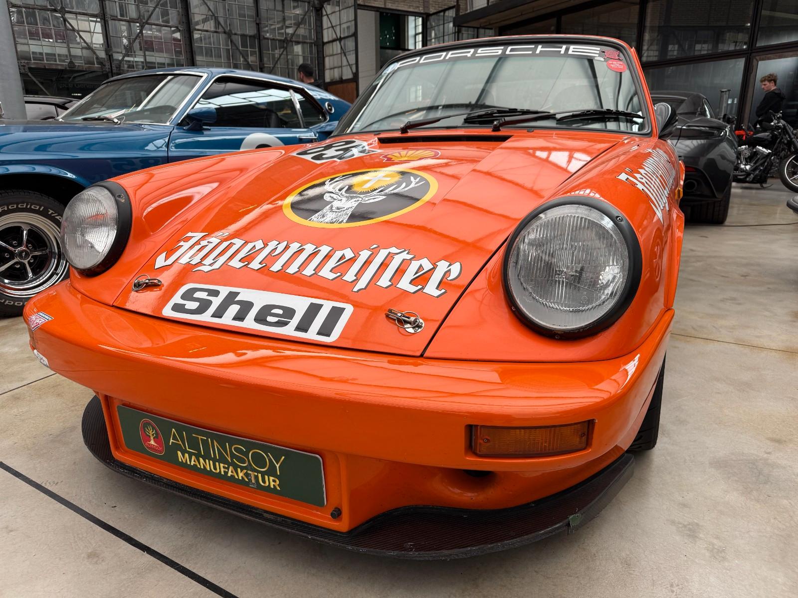 Porsche 911 G-Modell  Leichtbau Jägermeister Motorrevis.