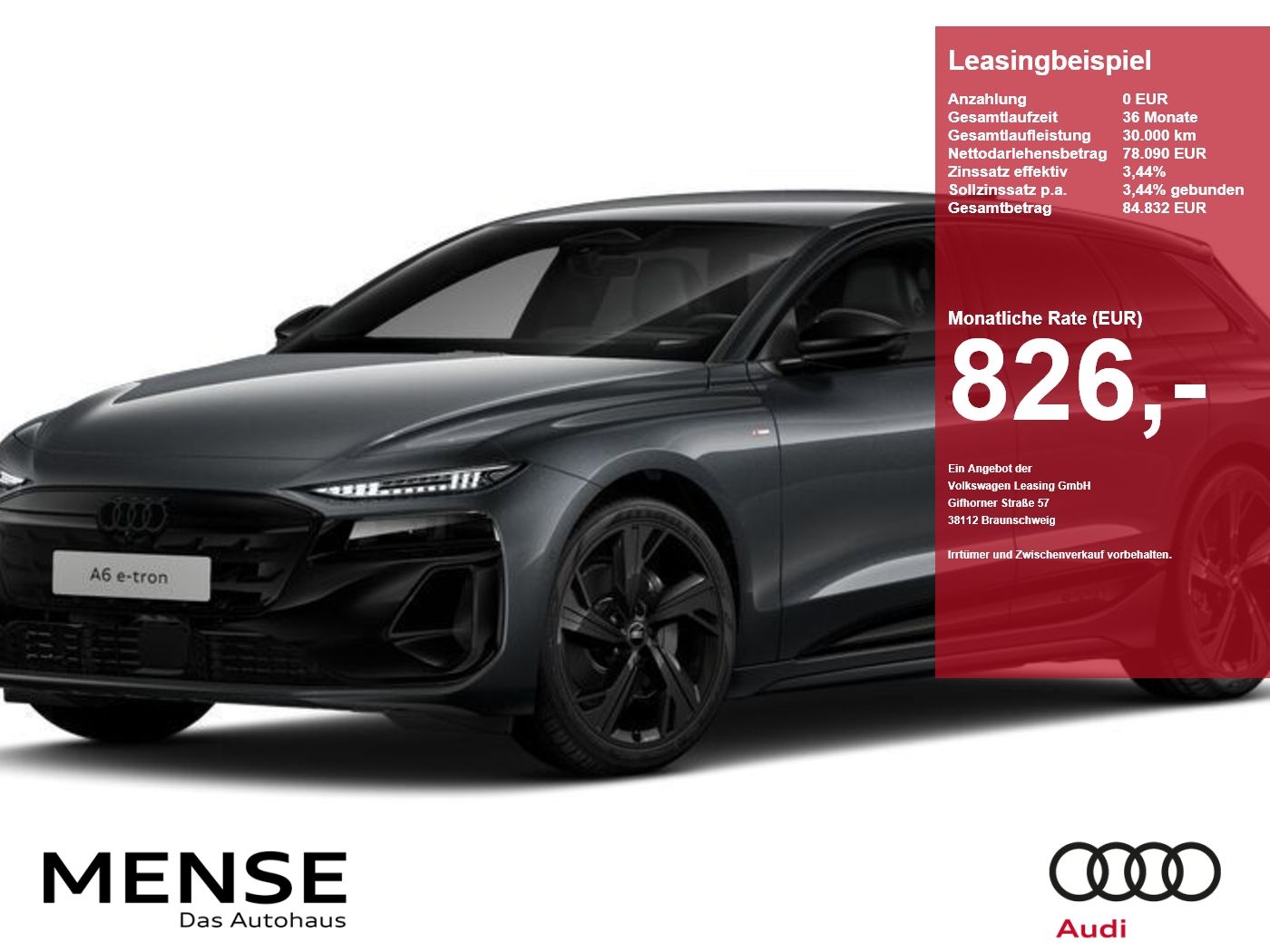Audi A6 Avant e-tron performance 270 kW