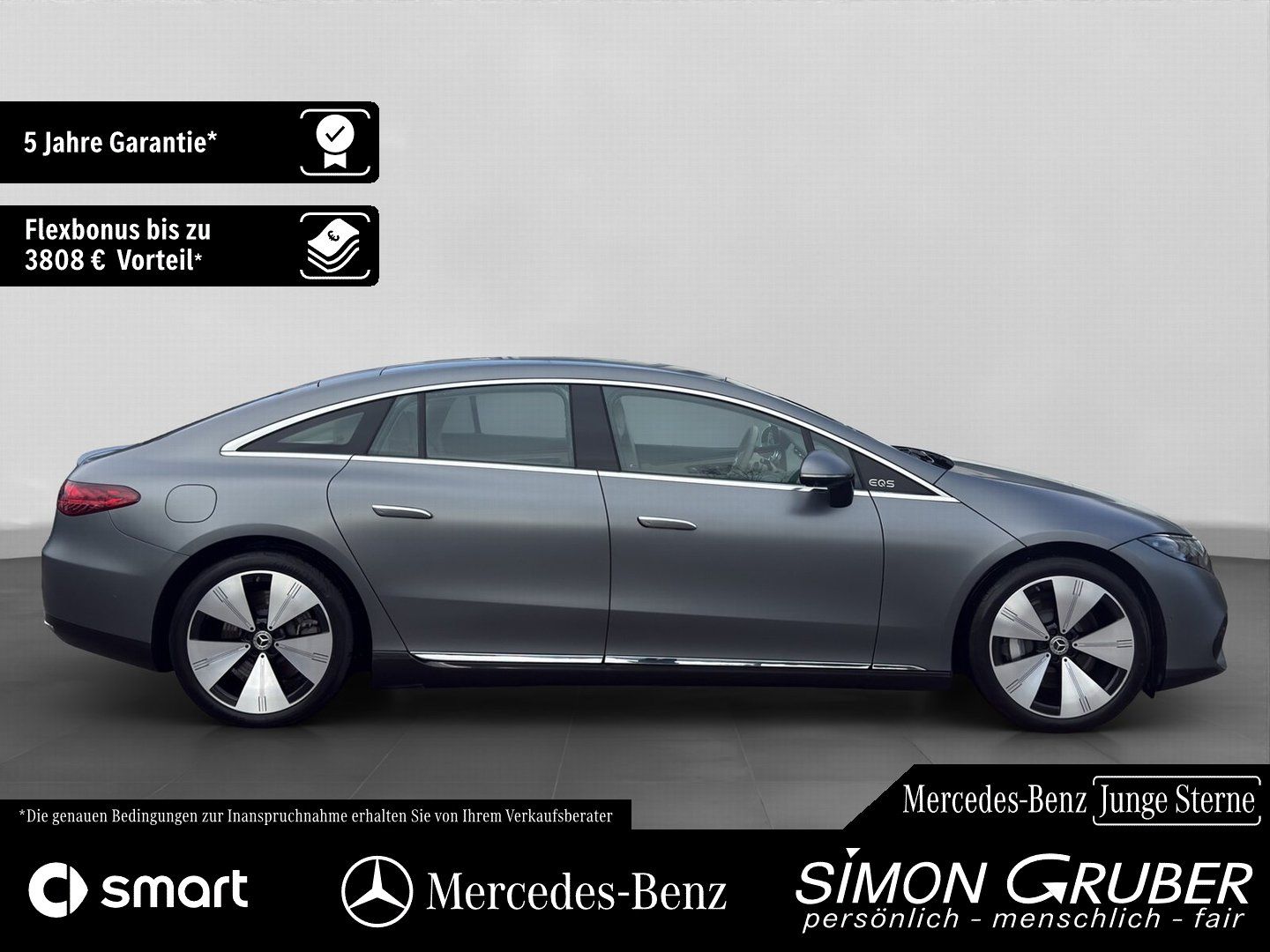 Fahrzeugabbildung Mercedes-Benz EQS 580 4M magno Massage HUD HAL ex Pressewagen!