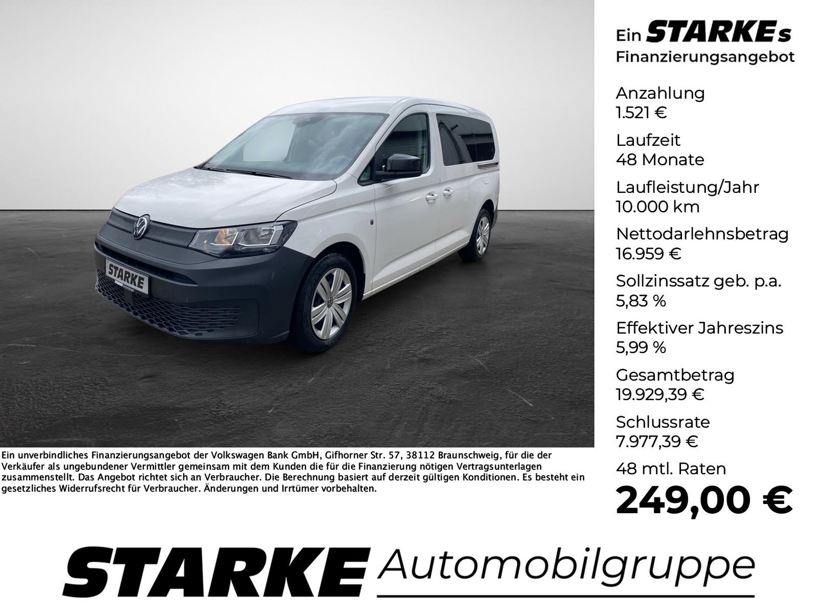 Volkswagen Caddy Maxi Kombi 2.0 TDI  AHK Navi PDC Tempo Kli