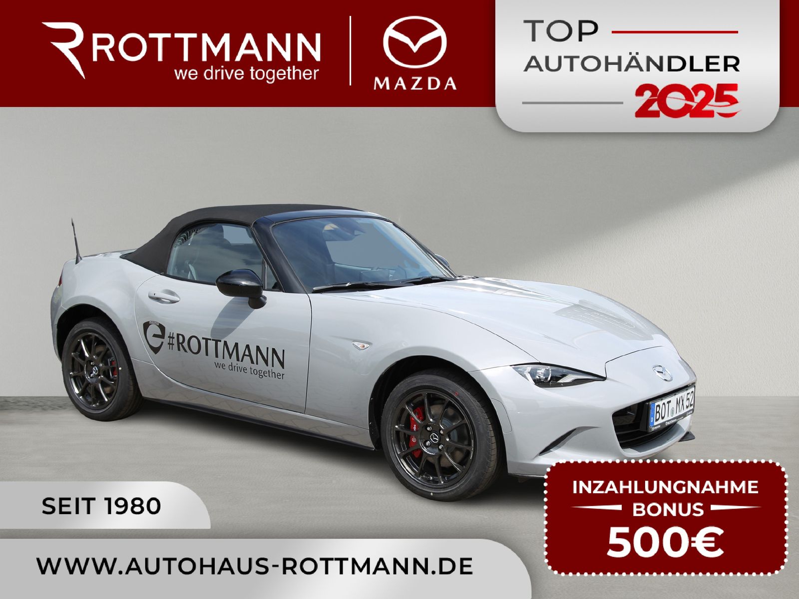 Mazda MX-5 1.5 Homura /Recaro/BOSE/KeyLess/Ma­trix-LED