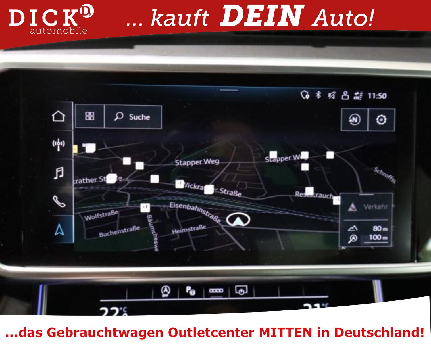 Fahrzeugabbildung Audi A6 40 TDI S-Tr. S LINE EXT/LED/NAVI+/VIRTUAL/ACC