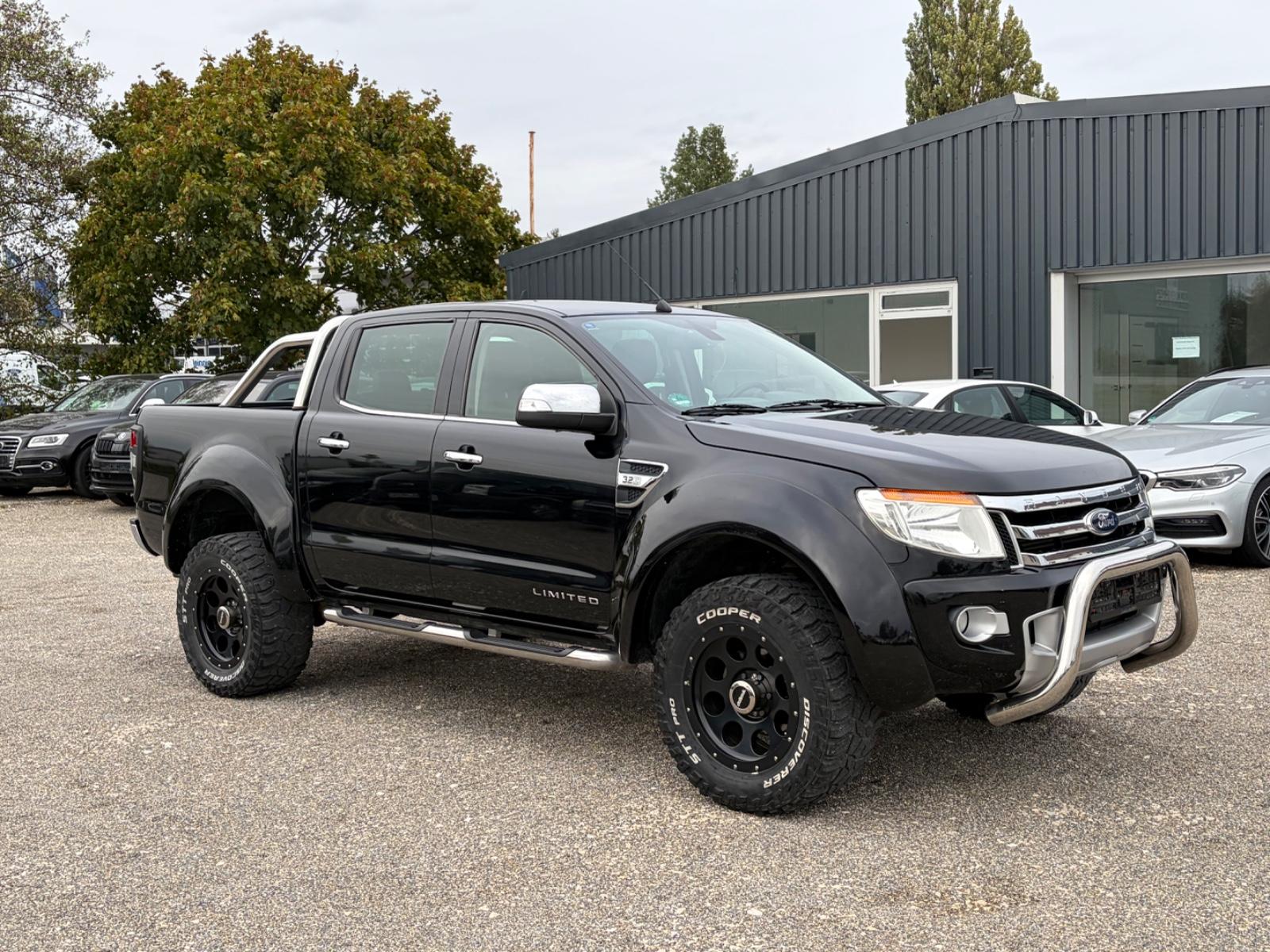 Ford Ranger Limited Double Cab 3.2 TDCi 5 cyl. 200 ch BVM 4x4 / 125 217 km / Cuir / GPS / Caméra / Attelage 3,35 t