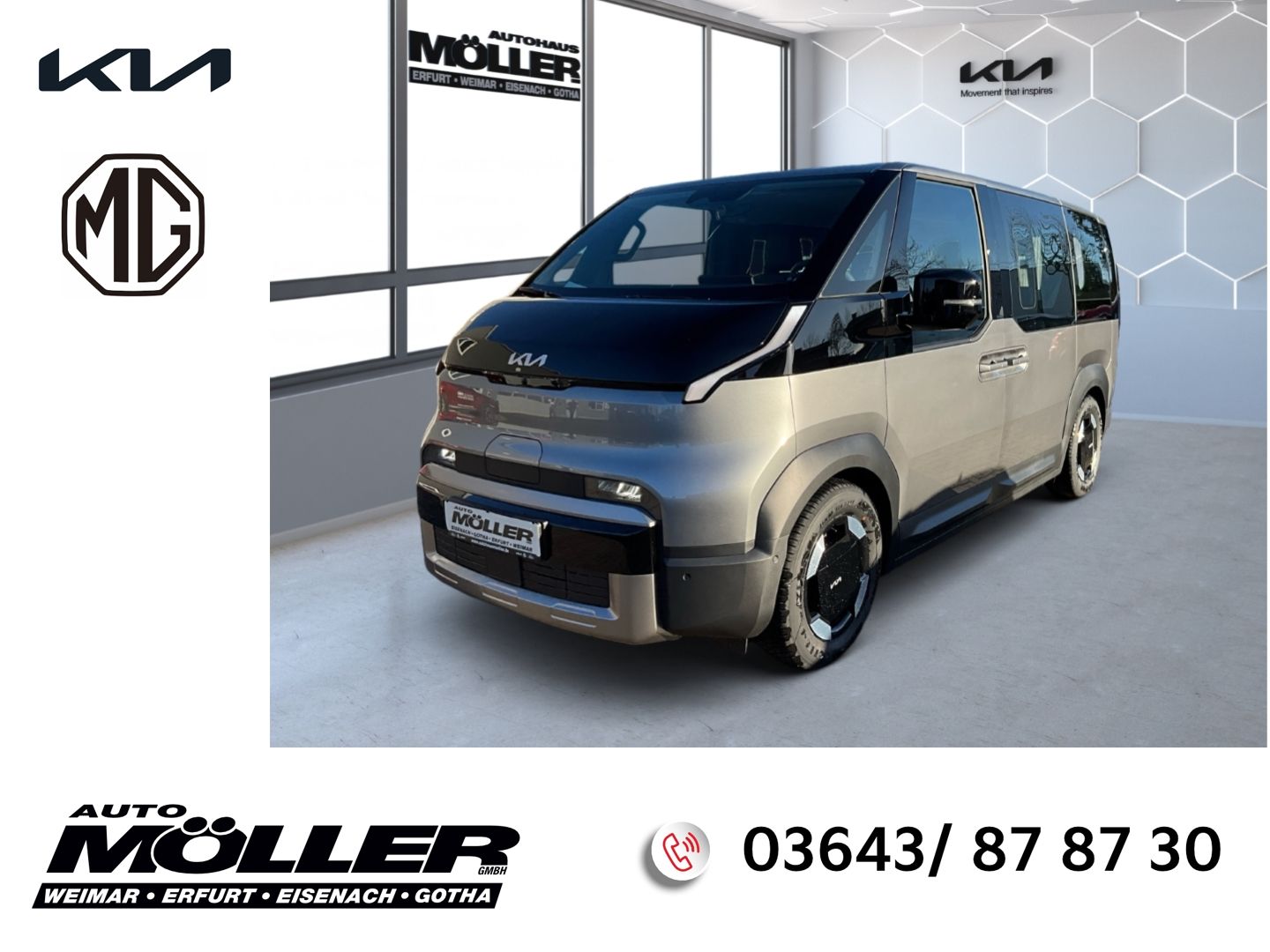 Kia PV5 Passenger ELITE 71,2 kWh 7-Sitze AHK Comfort