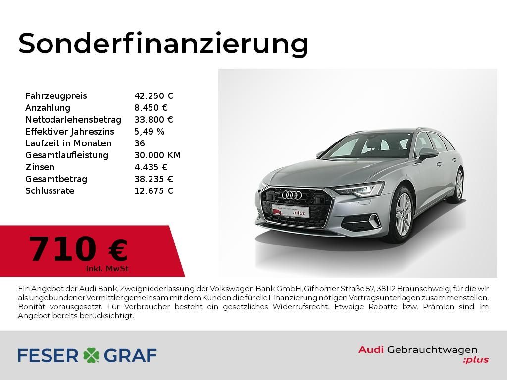 Audi A6 advanced 50 TFSI e quattro S tronic virtual foto 1