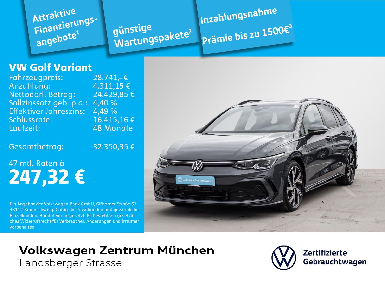 Volkswagen Golf VIII Variant 2,0 TDI R-Line ACC IQ.Light Na