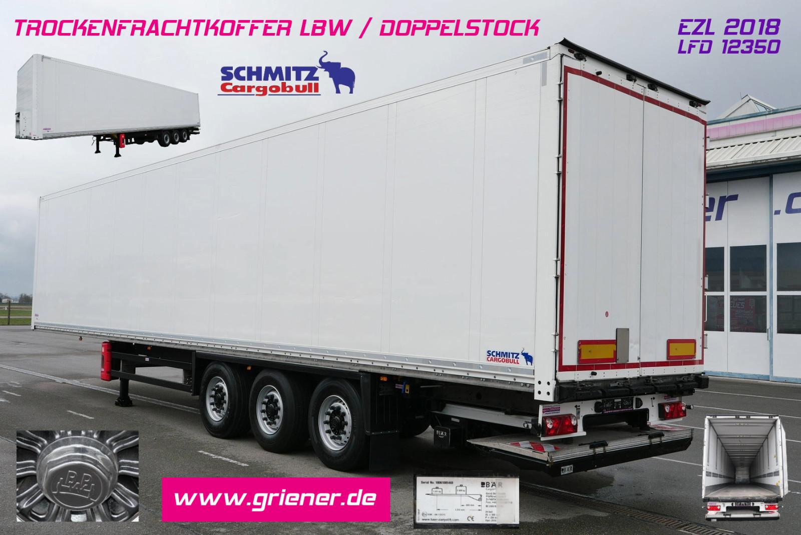 Schmitz Cargobull SKO 24/ LBW 2000 kg / DS / ZURRLEISTE / 12642 XL