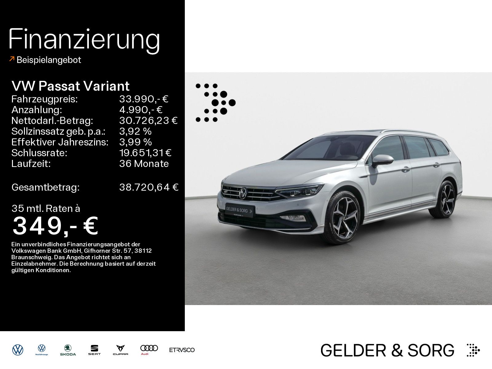 Volkswagen Passat Variant 2.0 TDI Elegance Stand*Pano*H&K