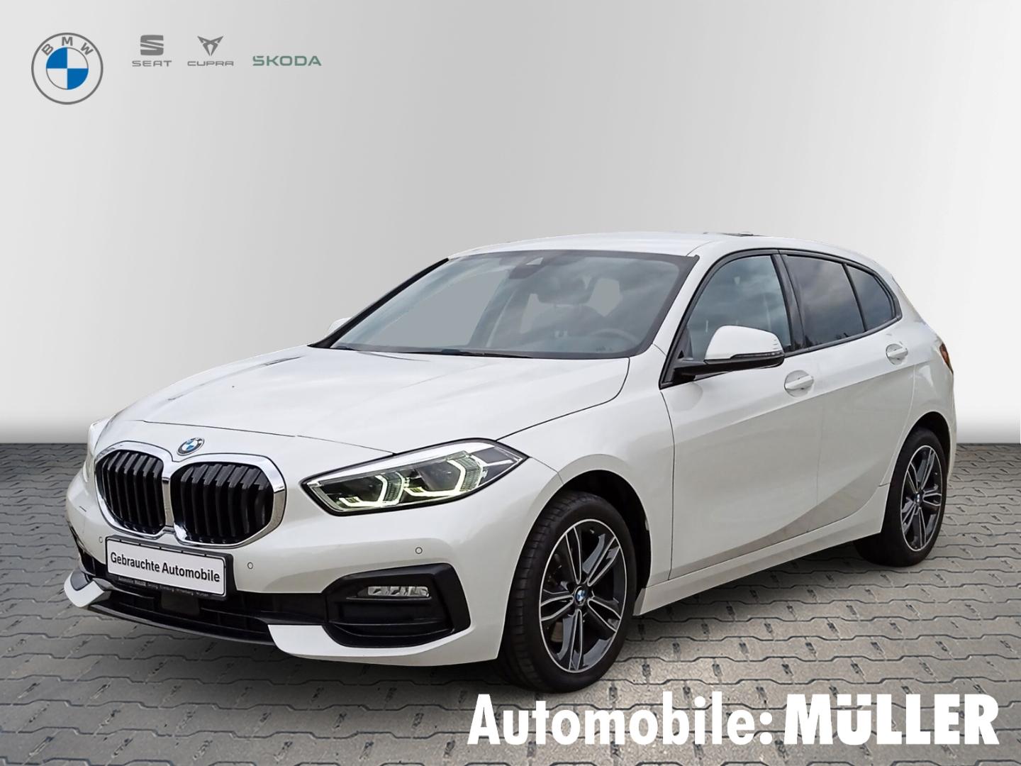 BMW 116 d Sport Line Aut. NAVI+SHZG+DAB+LED+PDC+GET.