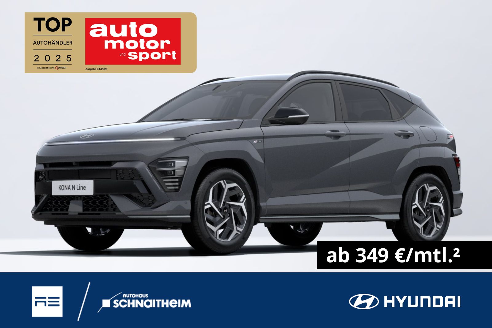 Hyundai KONA SX2 N Line 150 PS 6-MT 2WD Ass-P, El. Heck