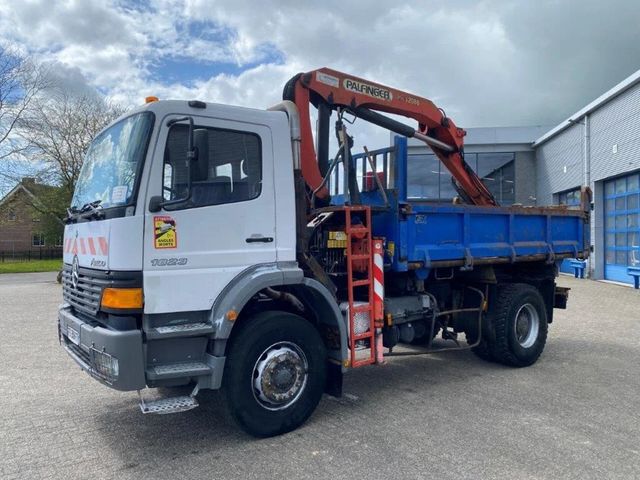 Mercedes-Benz Atego 1823 / 3 SIDE TIPPER+CRANE / BIG AXLE / FU