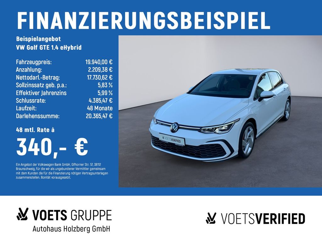 Golf GTE 1.4 eHybrid ACC+LED+PDC+BT+APP
