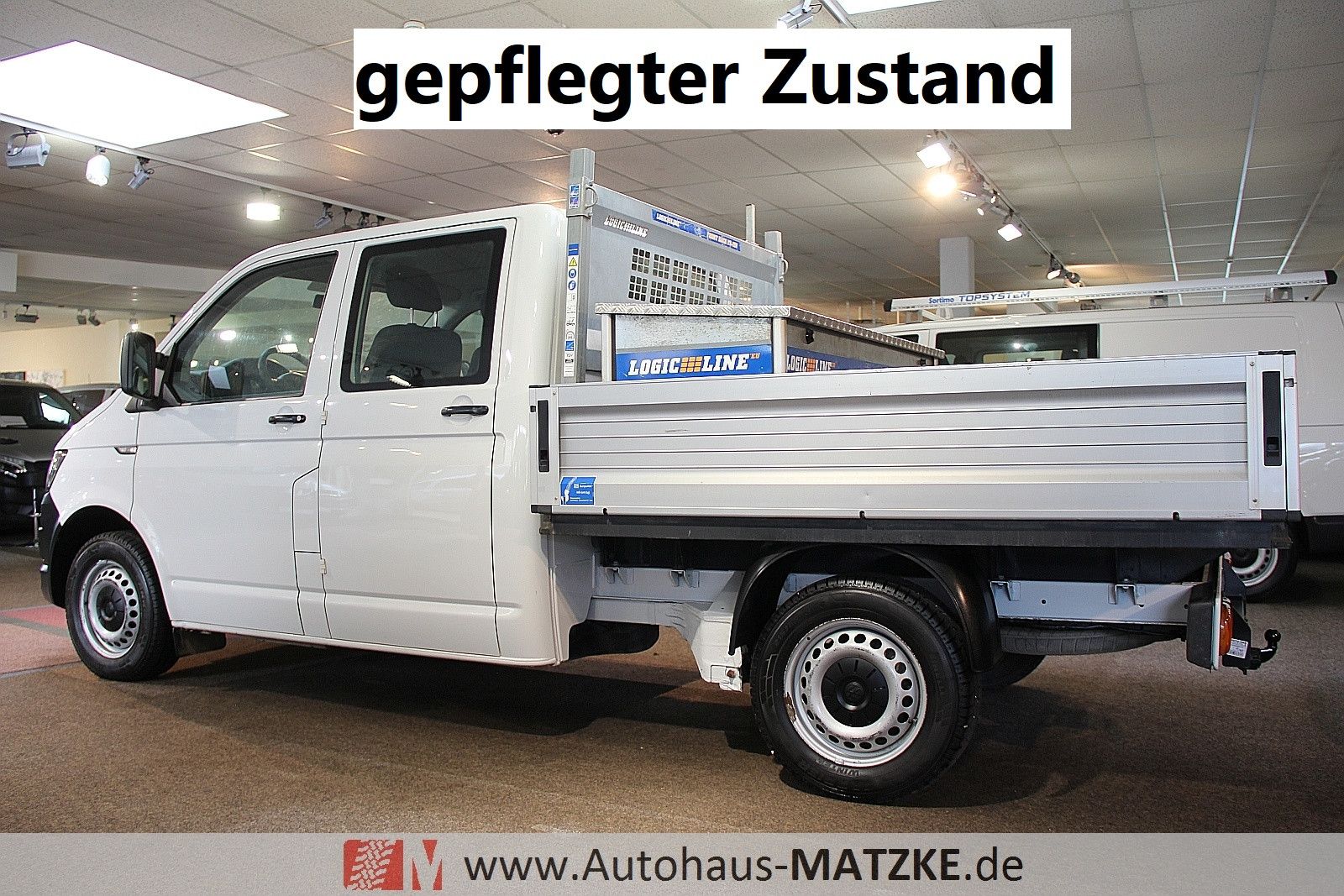 Volkswagen T6 2.0TDI Pritsche Doka AHK Klima Standheizung imagem 2