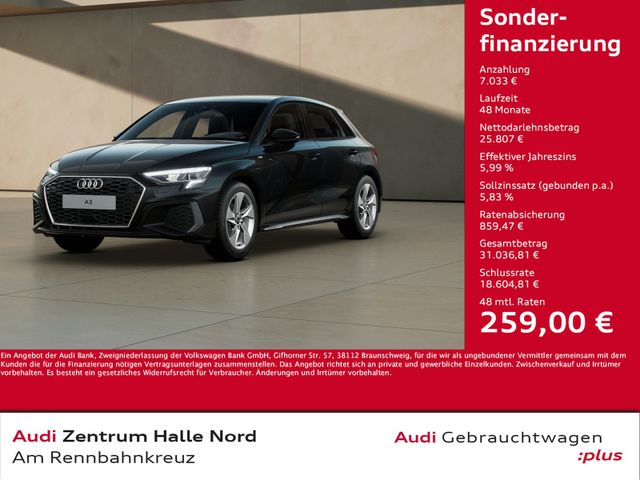 AUDI A3 Sportback 35 TFSI S line S tronic