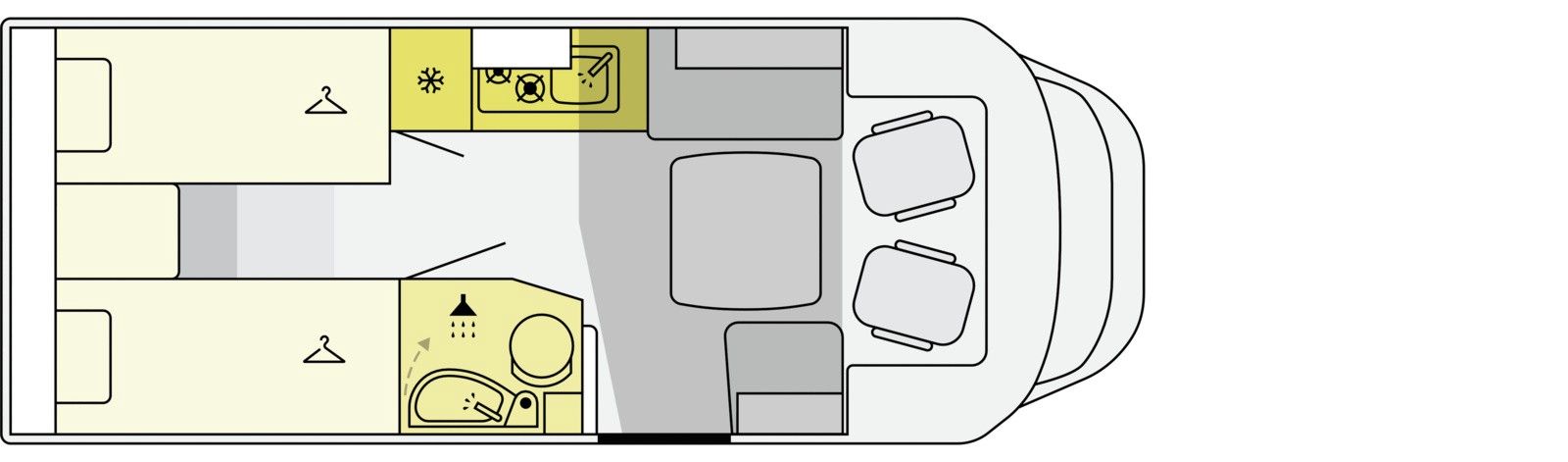 Fahrzeugabbildung Etrusco T 6.9 SBC *Hubbett*iConic*Komfort Plus*