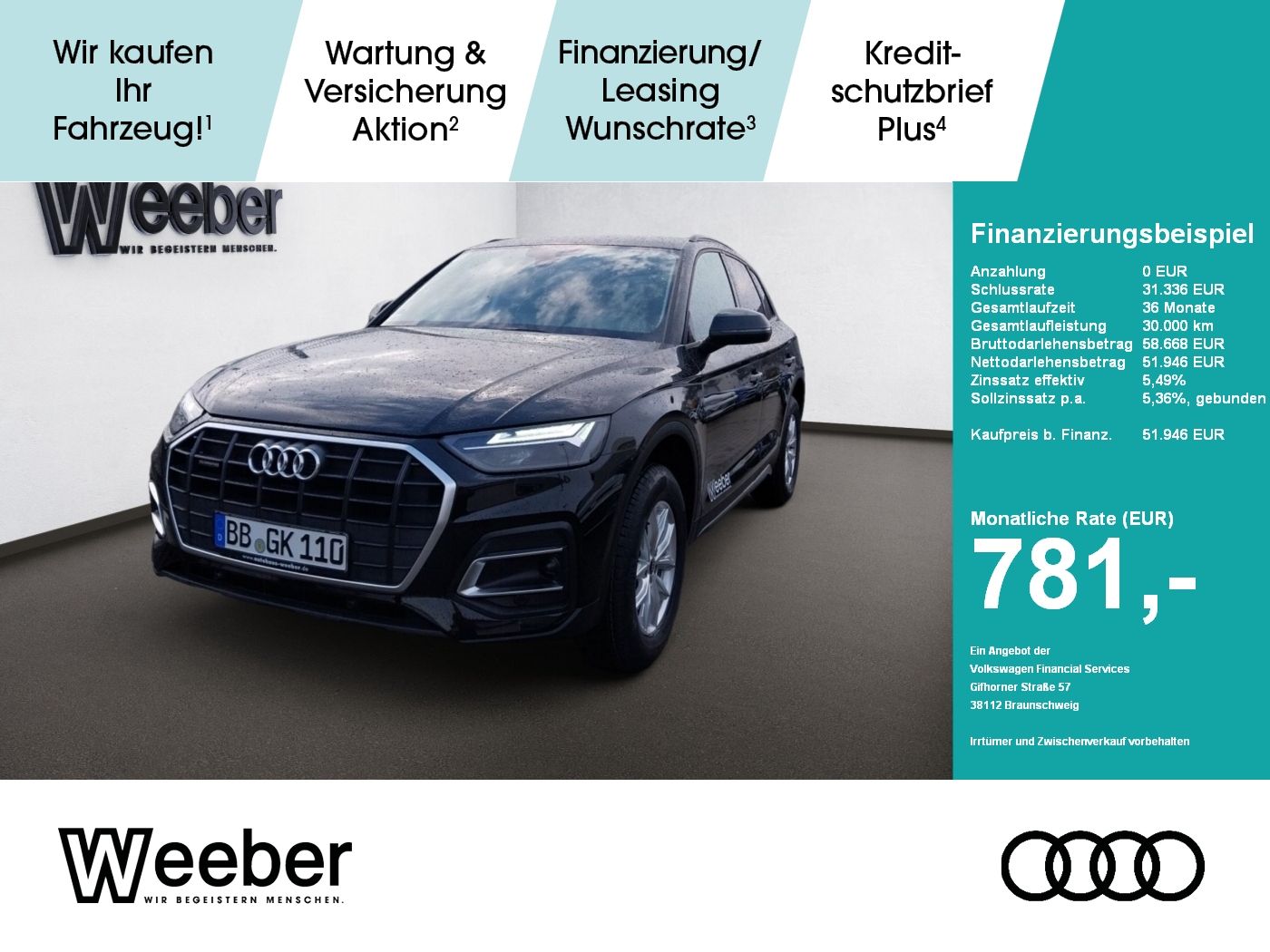 Audi Q5 40 TDI Quattro S-Tronic AHK Navi LED PDC LM