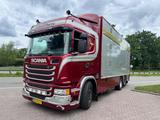Scania G400 Varkenstransport. 2 beweegbare vloeren. Ope