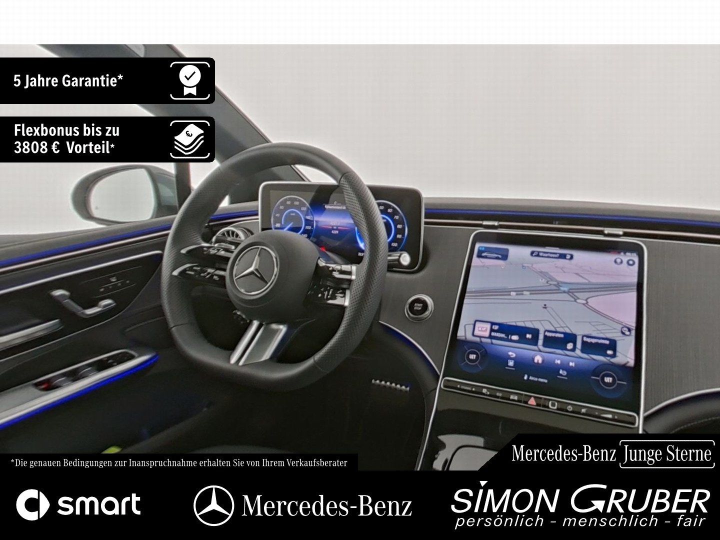Fahrzeugabbildung Mercedes-Benz EQE 300 AMG Pano Airmatic Leder DigiLight Ambi+