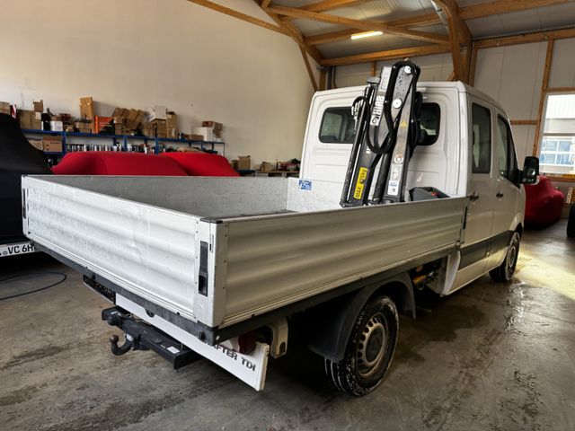 Volkswagen Crafter 35 2.0 TDI Doka Kran HIAB 017 T