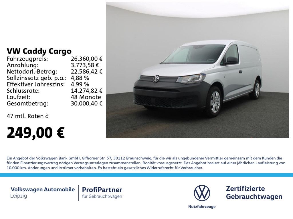 Volkswagen Caddy Cargo Maxi *vorb.AHK*SHZ*Heckflügeltüren